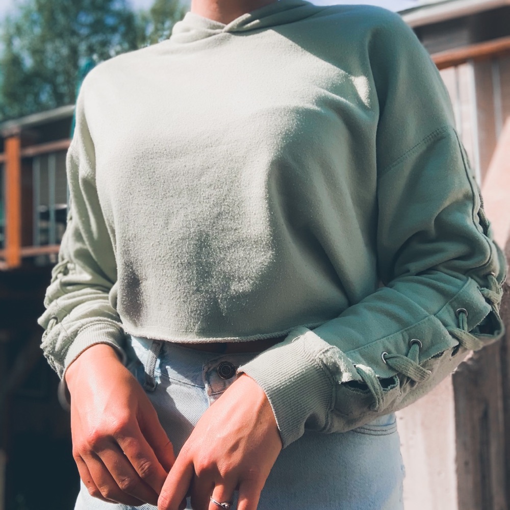 Rue21 cropped hoodie